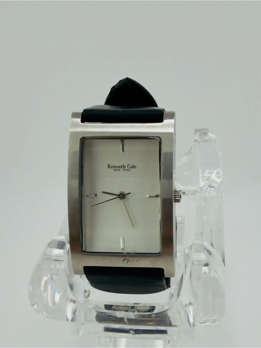 Kenneth Cole New York Rectangular Watch New Battery!